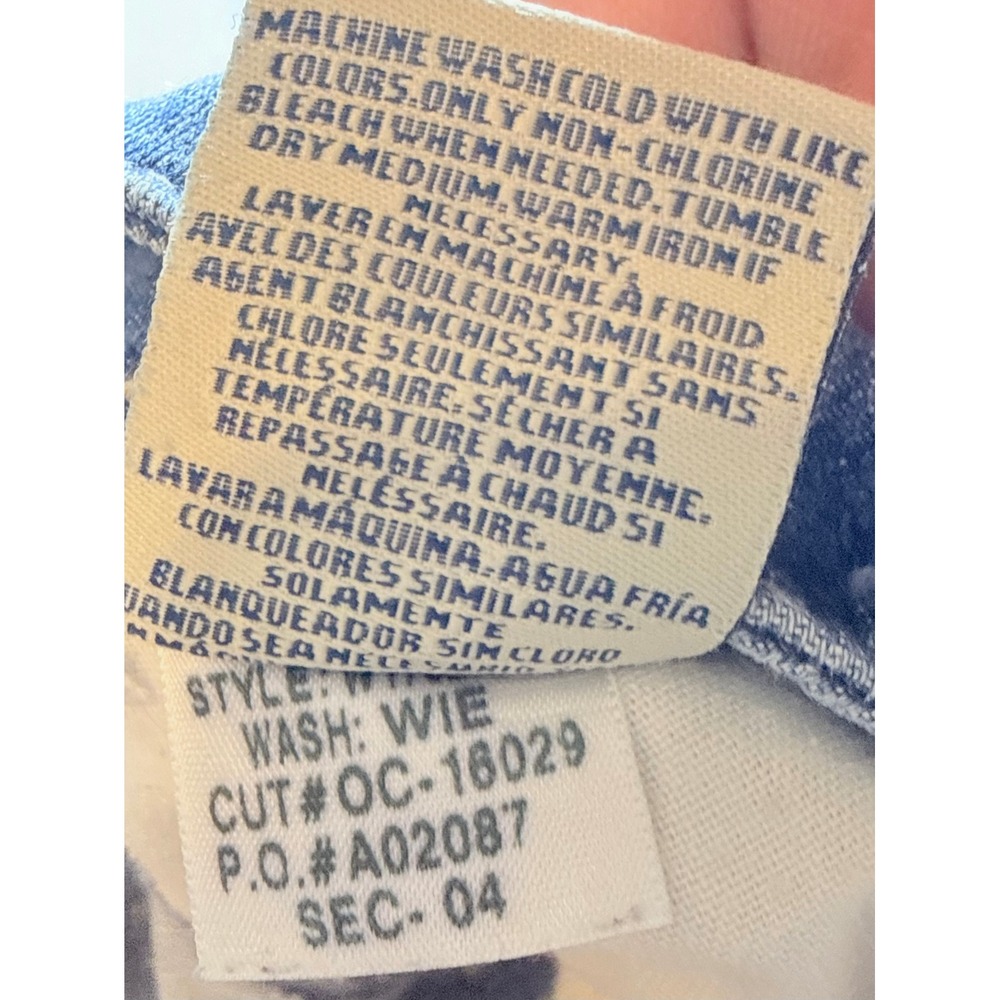 Hudson Bootcut Jeans Womens 29 Blue Flap Pocket Low Rise W170DMH Y2K Festival - Picture 8 of 9